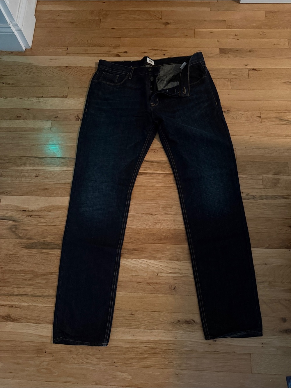 Hudson Jeans Men’s Slim Straight Dark Indigo Denim